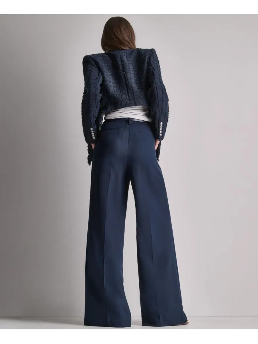 Женская куртка с открытым передом и воротником-стойкой BCBG — изображение 9 из 12, синий море