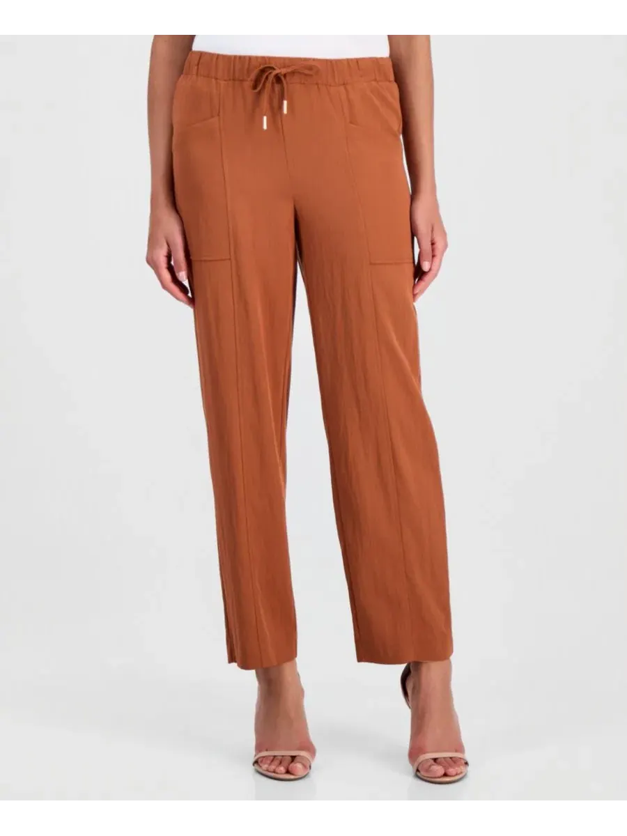 Комплект из топа без рукавов и брюк прямого кроя Anne Klein, Cedar Spice