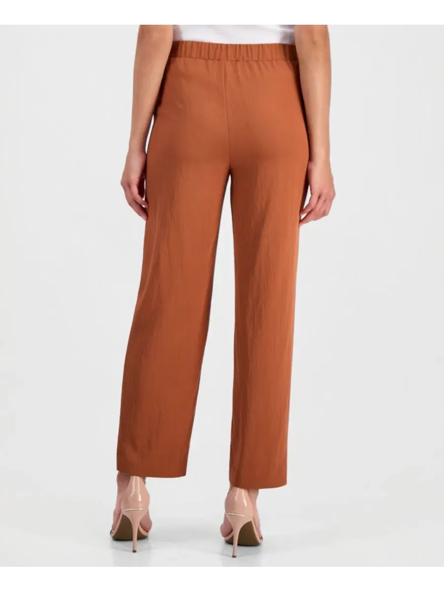 Комплект из топа без рукавов и брюк прямого кроя Anne Klein, Cedar Spice — изображение 4 из 4