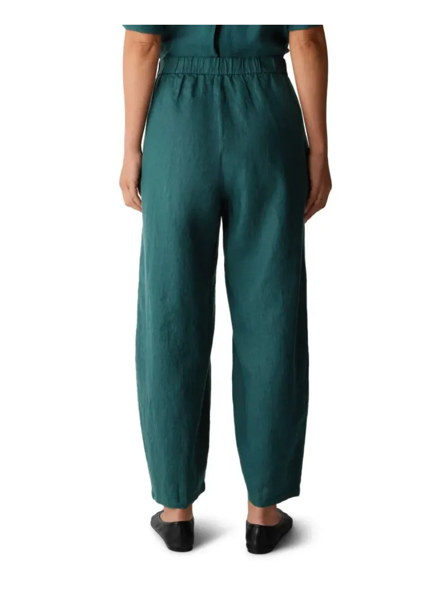 Женские брюки свободного кроя до щиколотки Eileen Fisher — изображение 4 из 4, зеленый