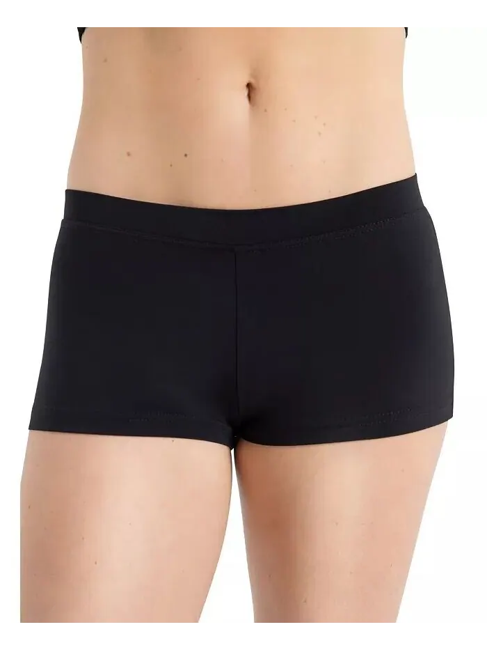 Шорты Boy Cut с низкой посадкой Capezio — изображение 1 из 4, черный