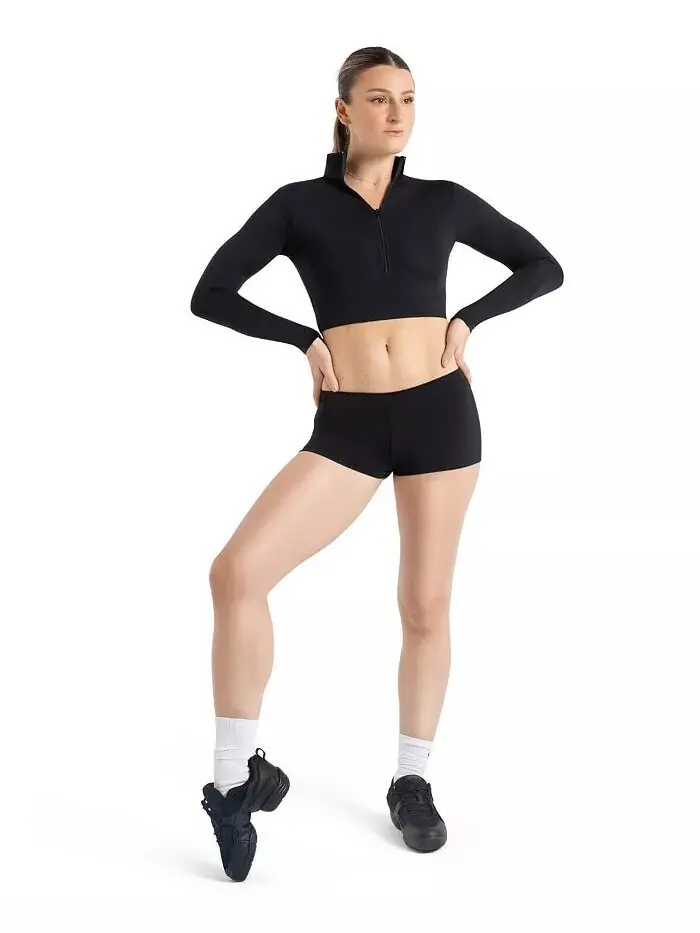 Шорты Boy Cut с низкой посадкой Capezio — изображение 4 из 4, черный