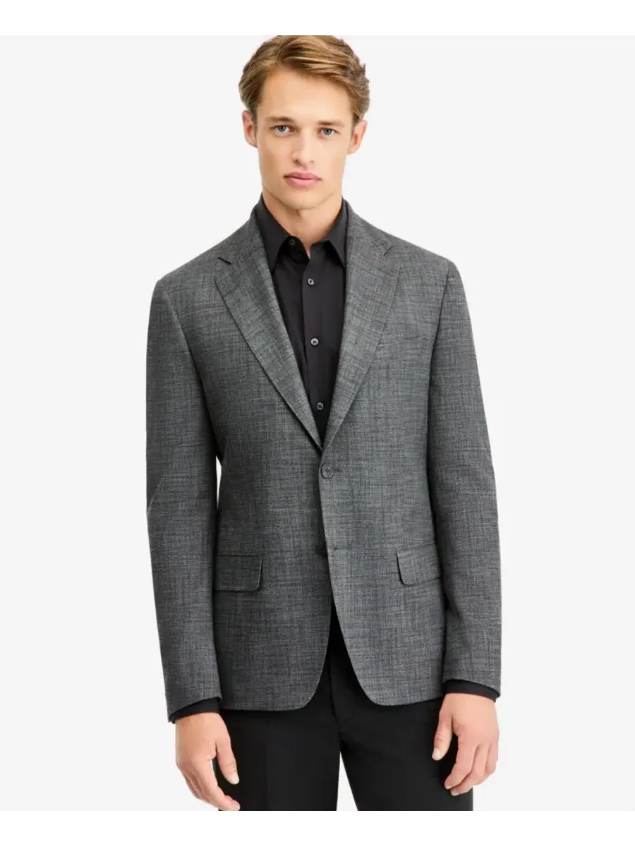 Пиджак с фактурной тканью, Slim Fit Calvin Klein