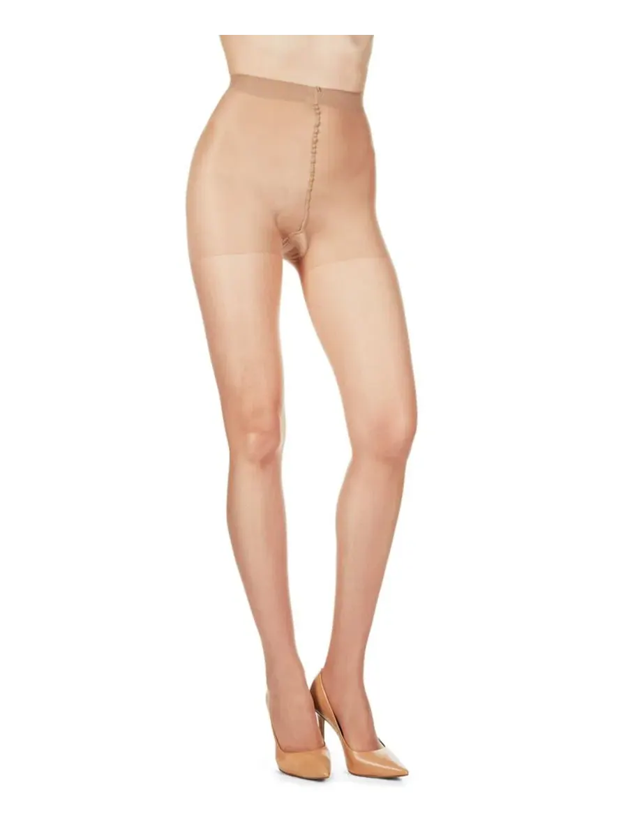 Колготки утягивающие с поддержкой живота Energizing Light Support Control Top Pantyhose MeMoi — изображение 2 из 2, желтый