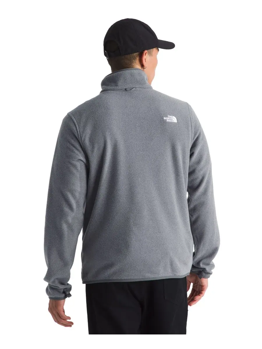 Флисовая куртка с полной застежкой-молнией Glacier The North Face — изображение 4 из 4, серый
