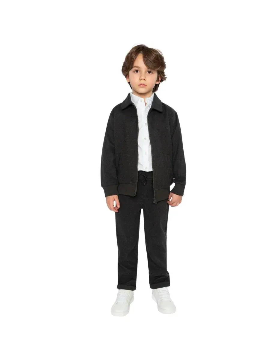 Куртка с фронтальной молнией Christmas Couture Deux par Deux — изображение 5 из 6, черный
