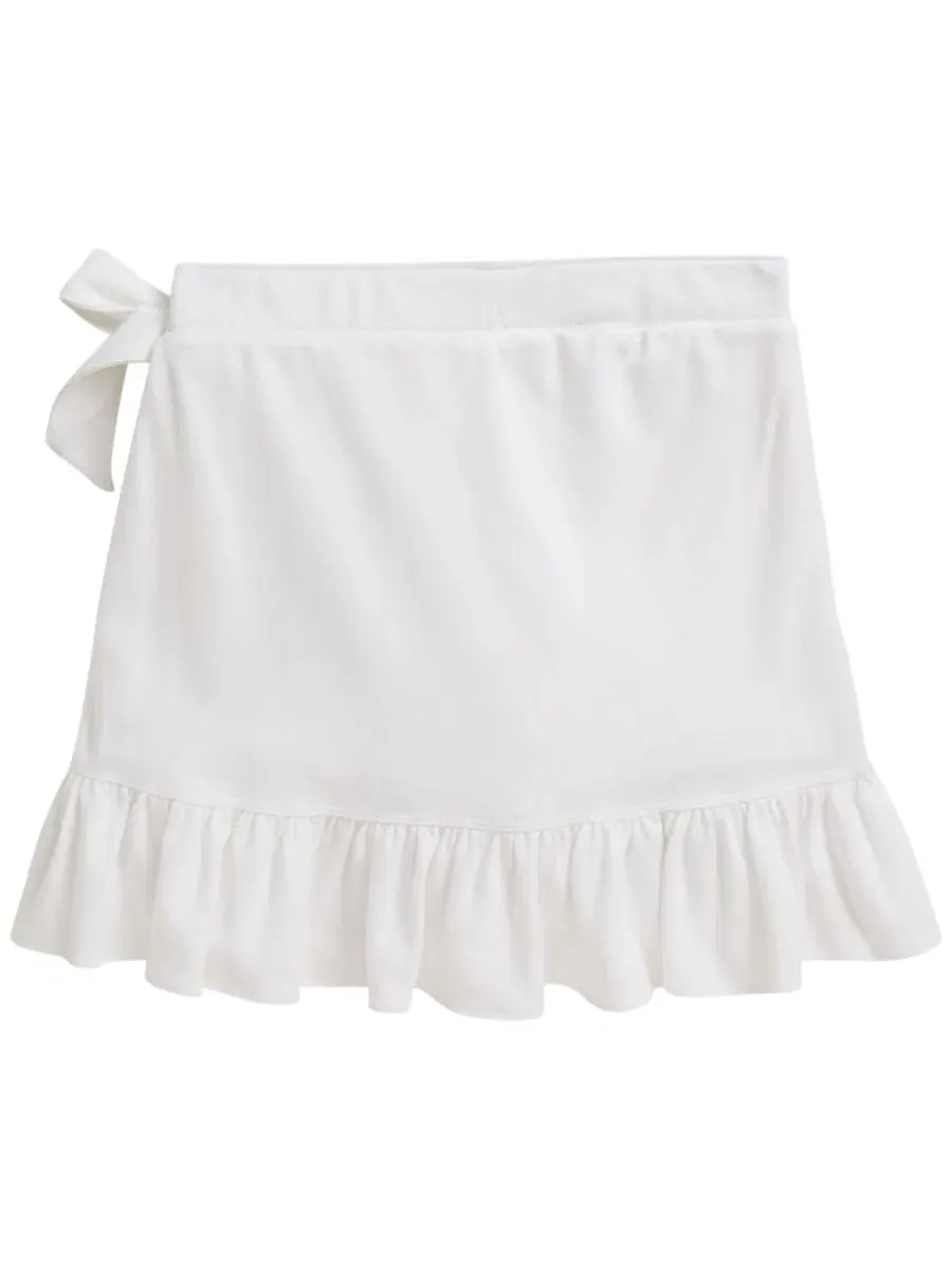 Юбка-шорты с рюшами, модель Ruffled Stretch Mesh Wrap Skort Polo Ralph Lauren — 2