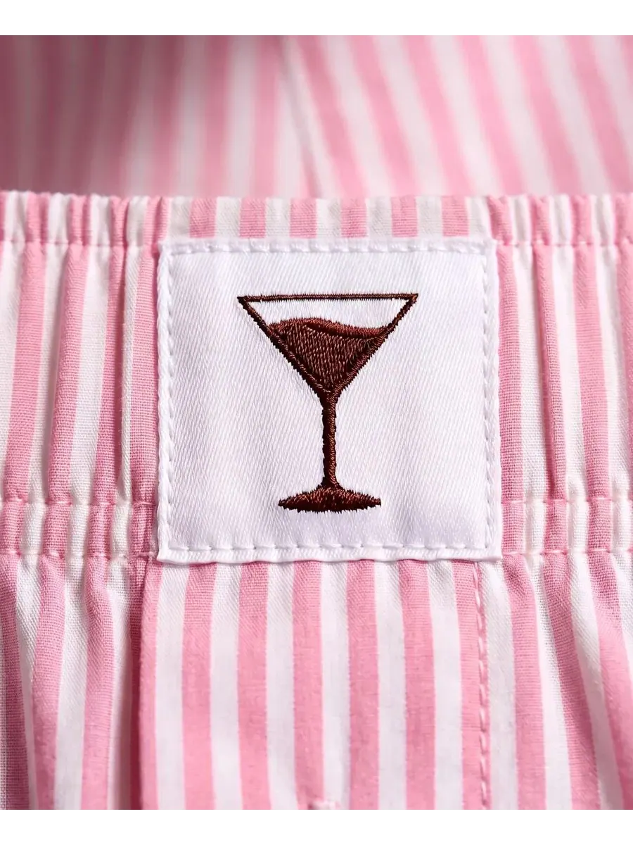 Комплект пижамных шорт из вискозы, 2 шт. Jaclyn Intimates, Espresso M — изображение 8 из 9, бежевый