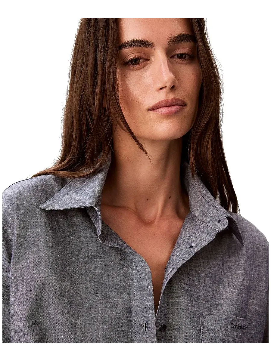 Ночная рубашка Calvin Klein — изображение 4 из 6, синий