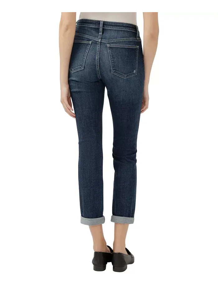 Женские джинсы Beau High Rise Slim Leg Luxe Stretch Silver Jeans Co. — изображение 2 из 6, синий