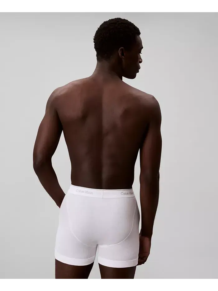 Мужские классические хлопковые боксеры-бриджи 5+1 бонусный набор Calvin Klein — изображение 5 из 6, белый