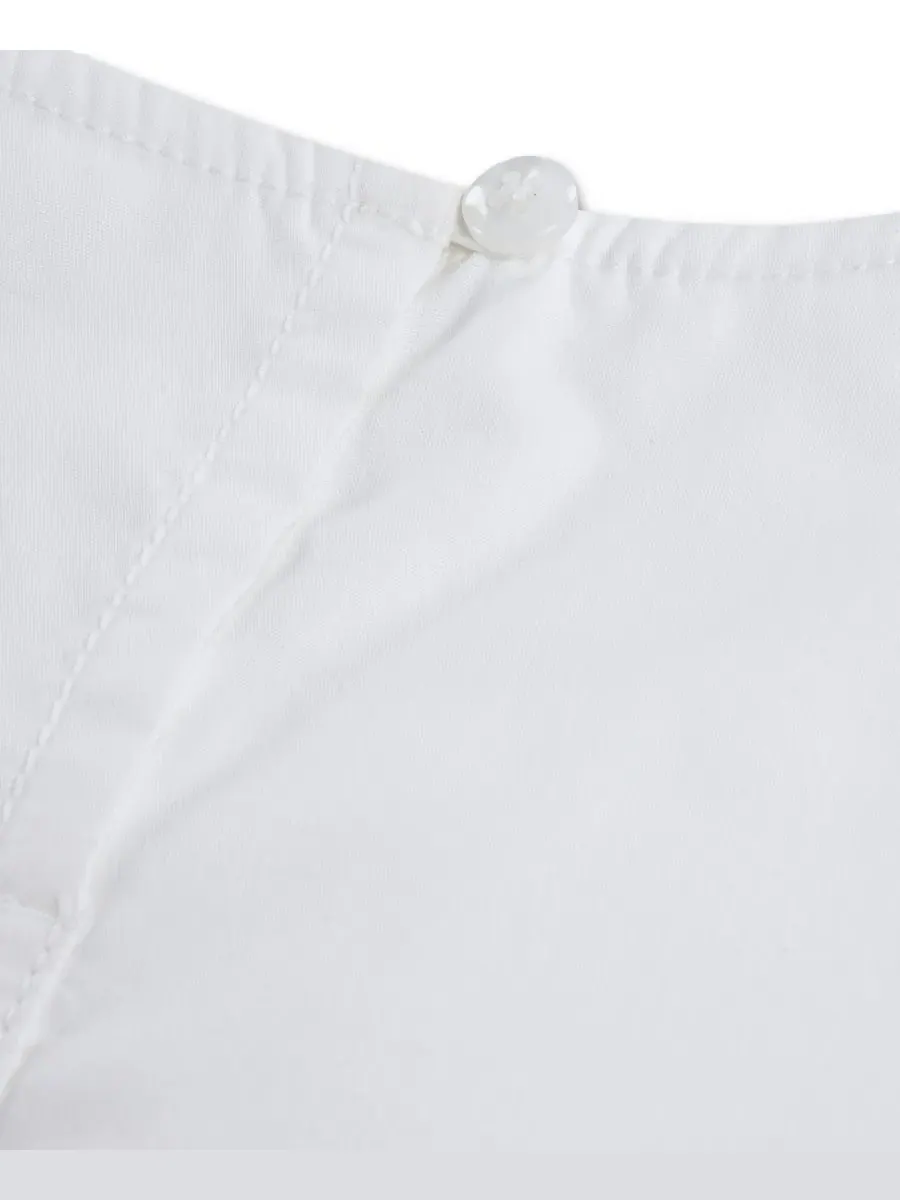 Детская блузка для девочек 2T-5T с бантом и пышными рукавами Abercrombie Kids — 3