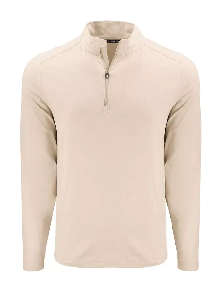 Прибрежный эпический комфорт мужская куртка Quarter Zip из переработанных материалов Cutter & Buck — изображение 2 из 3