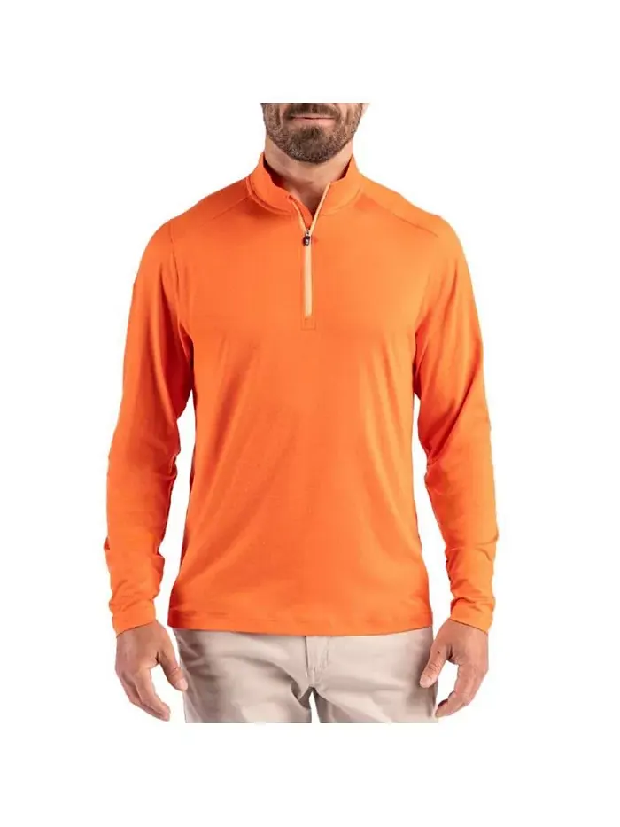 Прибрежный эпический комфорт мужская куртка Quarter Zip из переработанных материалов Cutter & Buck — изображение 1 из 3