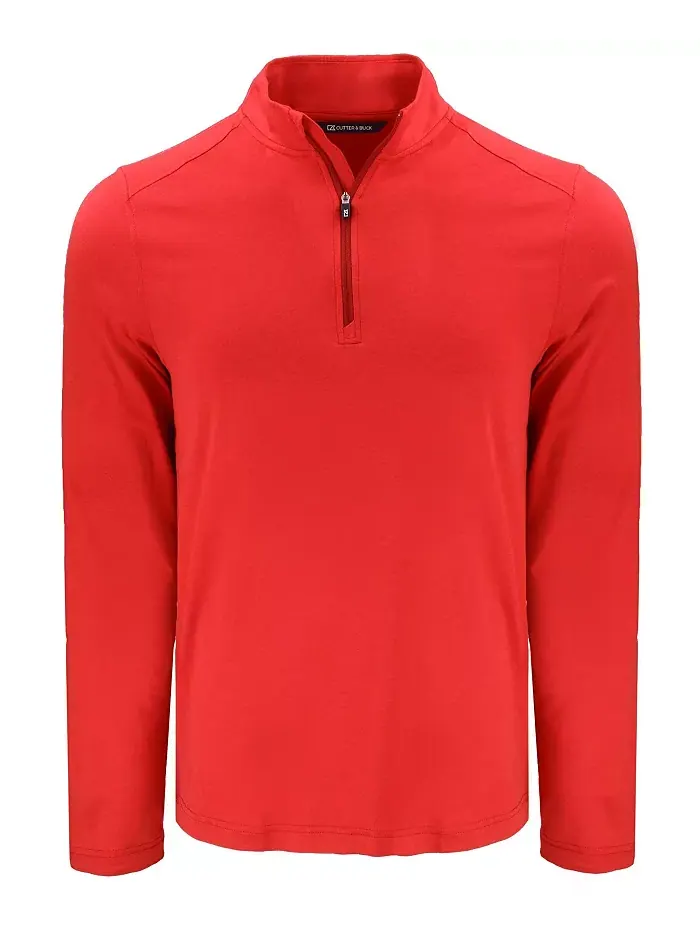 Прибрежный эпический комфорт мужская куртка Quarter Zip из переработанных материалов Cutter & Buck — изображение 2 из 3