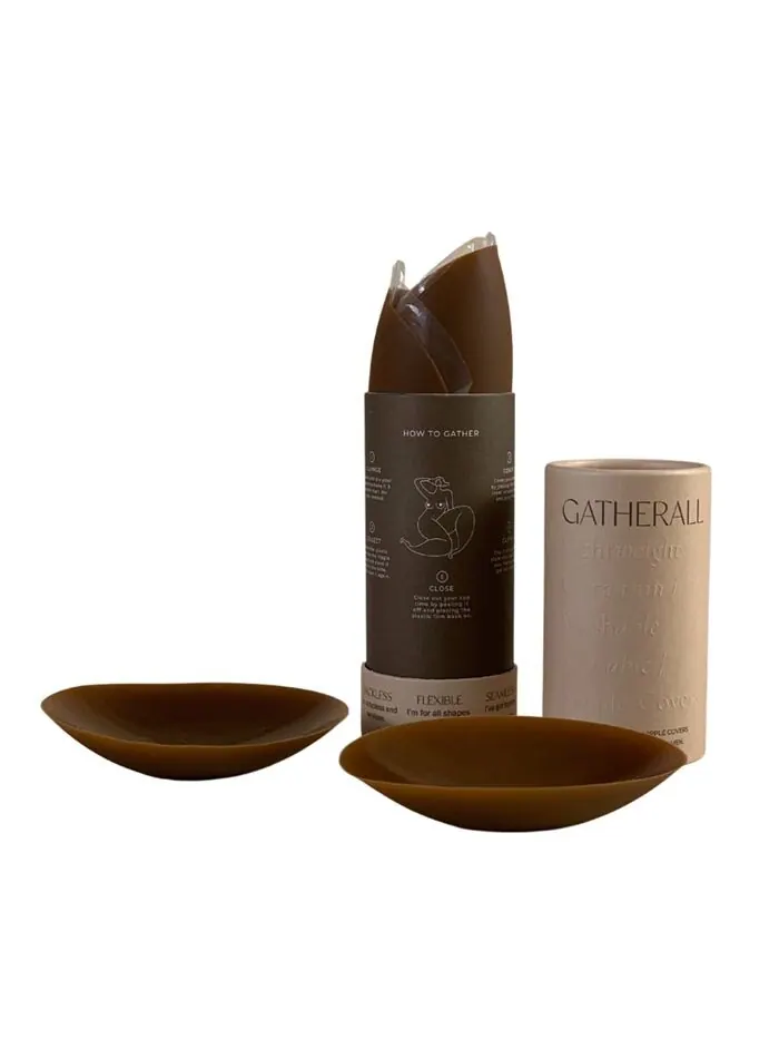 Женские накладки на соски Gatherall — коричневый