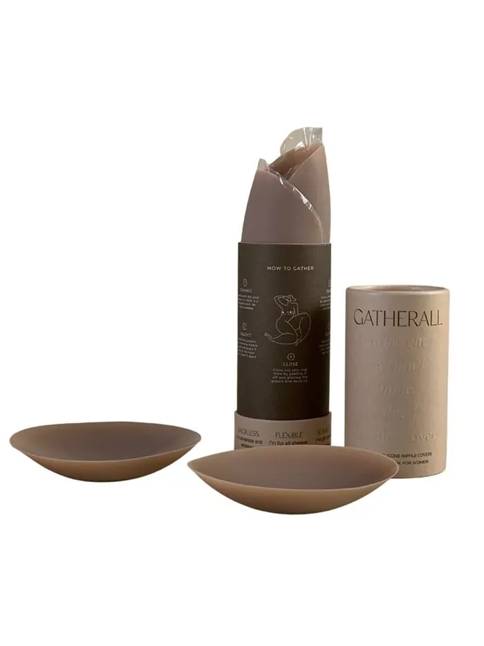 Женские накладки на соски Gatherall — коричневый