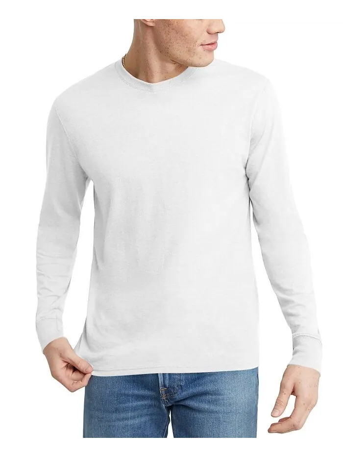 Мужская футболка Originals Tri-Blend с длинным рукавом Hanes