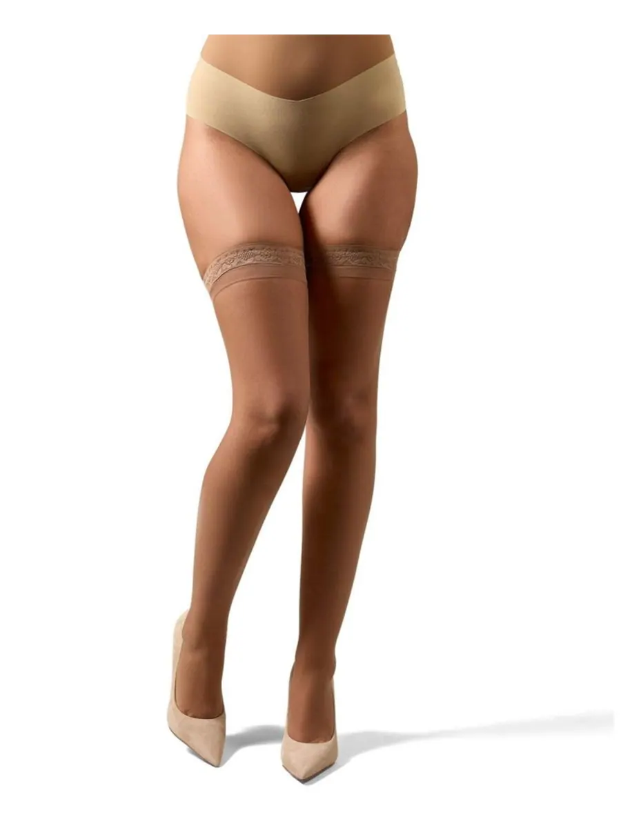 Женские колготки Simply Bare с цветочным кружевом, толстовка до бедра, модель MM-109 MeMoi — изображение 4 из 4, желтый
