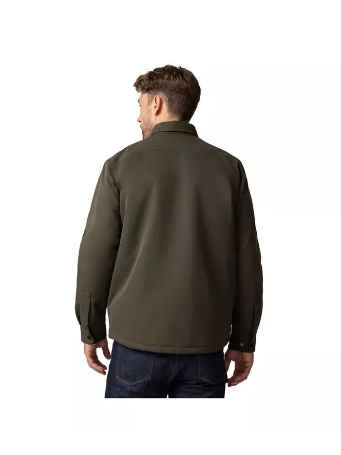 Мужская рабочая куртка-рубашка Brawny Canvas Function Free Country — изображение 3 из 4, оливковый