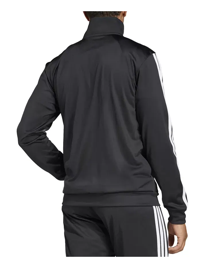 Мужская регулярная толстовка 3 Stripes Tricot adidas — изображение 3 из 3, черный