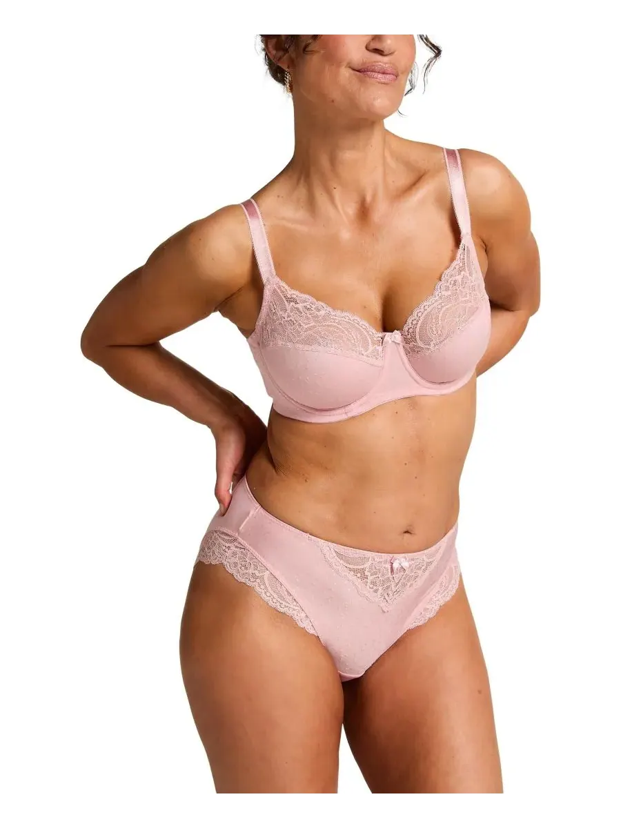 Бюстгальтер Hunkemoller Sophie без подкладки на косточках для женщин Hunkemöller — изображение 4 из 5, серебристый розовый