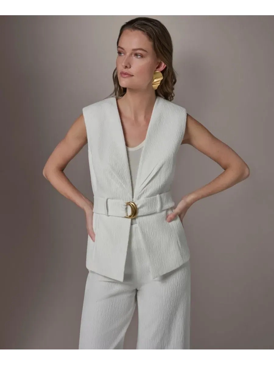 Женский жилет с поясом Donna Karan New York