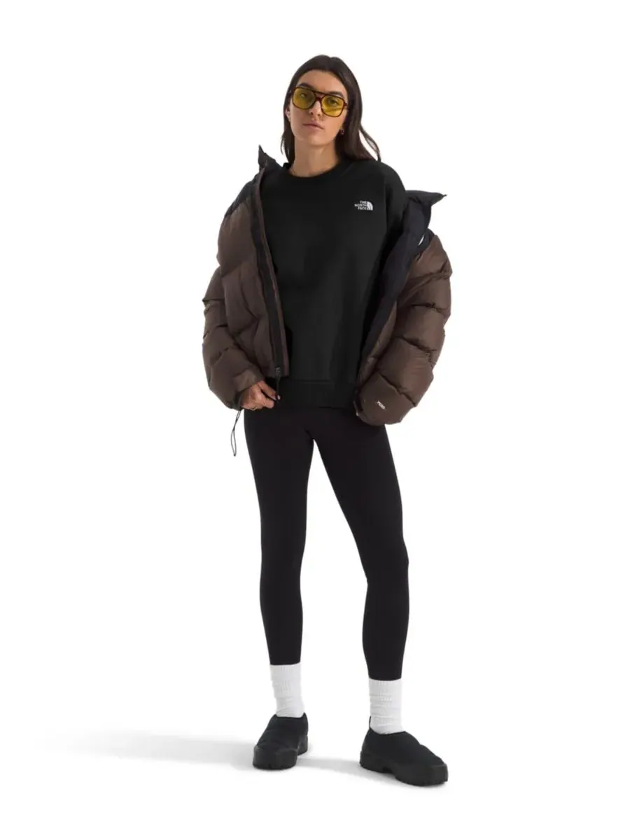 Женская толстовка Evolution Simple Dome Oversized Crewneck The North Face — изображение 2 из 3, черный