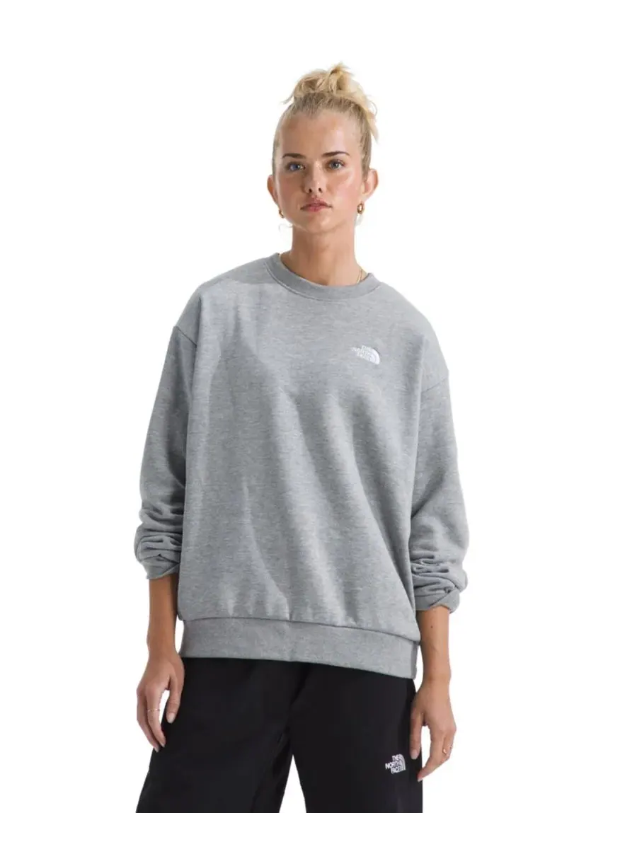 Женская толстовка Evolution Simple Dome Oversized Crewneck The North Face — изображение 1 из 3, бледный серый