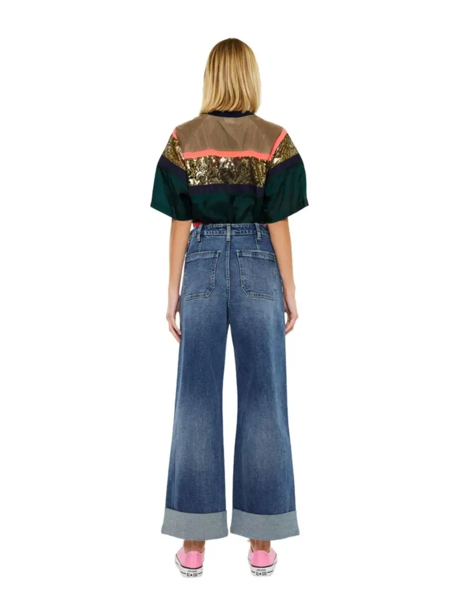 Джинсы с высокой посадкой Haylee Wide Leg KanCan — изображение 2 из 10, черный