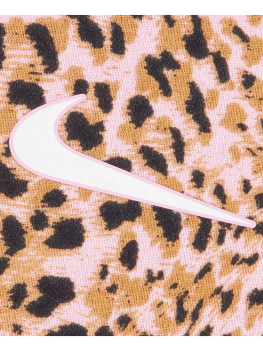Комплект из топа и юбки-шорт с принтом Nike — изображение 3 из 5, розовый