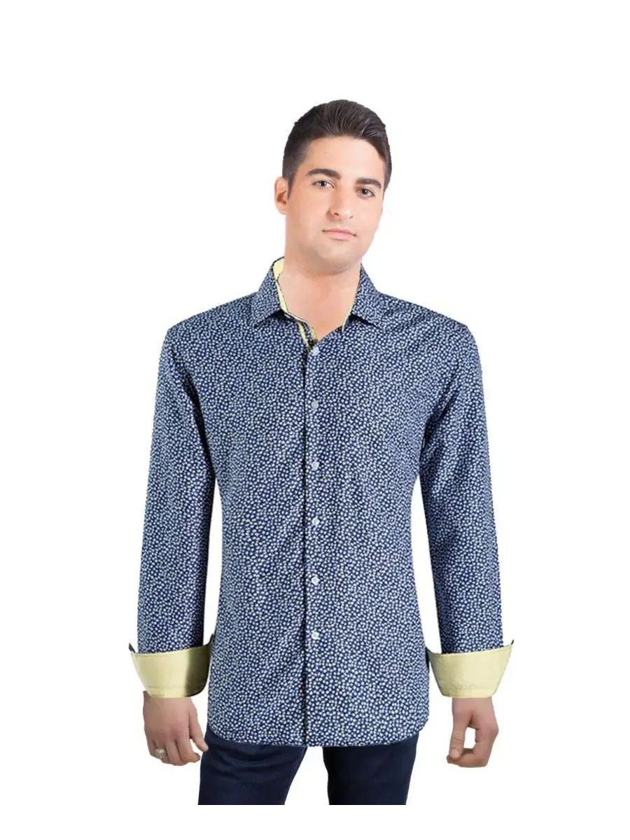 Мужская рубашка с принтом, Slim Fit Elie Balleh