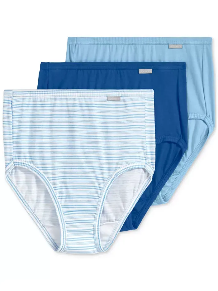Комплект из 3 трусиков-брифов Elance Brief, размеры 1484, 1486, увеличенные размеры Jockey — изображение 4 из 6, синий