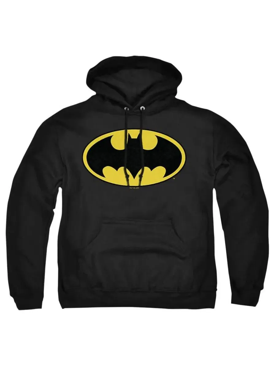 Худи с капюшоном и принтом Batman Classic Logo Batman — черный