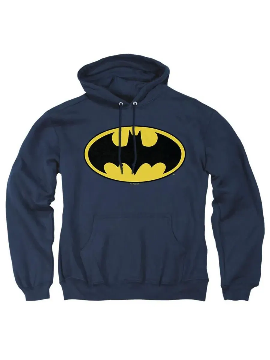 Худи с графическим принтом Batman Classic Logo — изображение 1 из 3, темно-синий