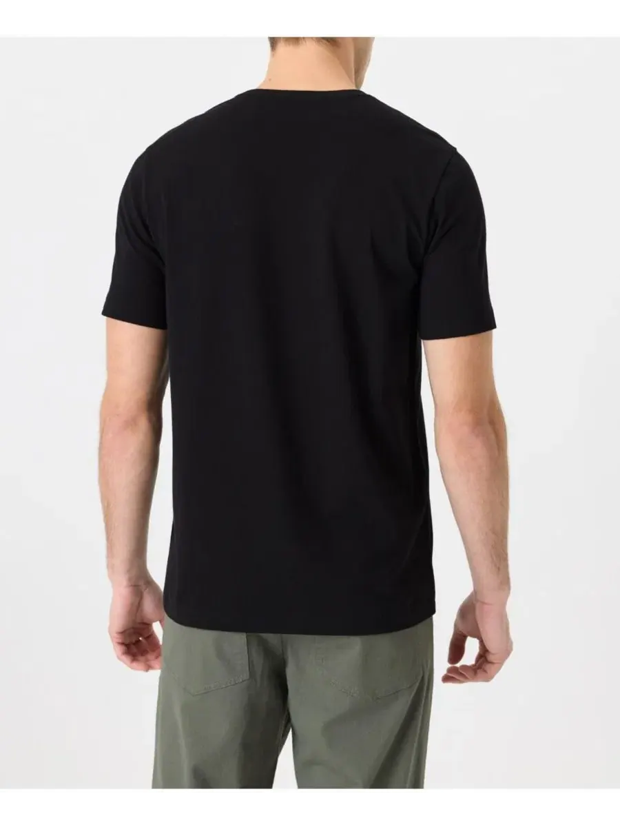 Футболка с круглым вырезом Luxe Signature Classic Crewneck Pact — изображение 3 из 5, черный