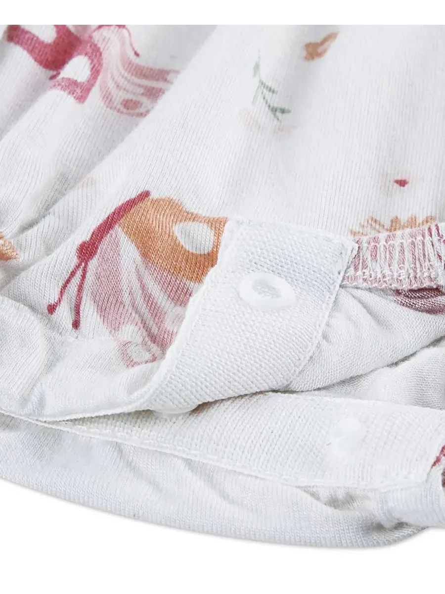 Комплект из 2 боди для девочки с коротким рукавом Huggies — изображение 4 из 4, лососевый