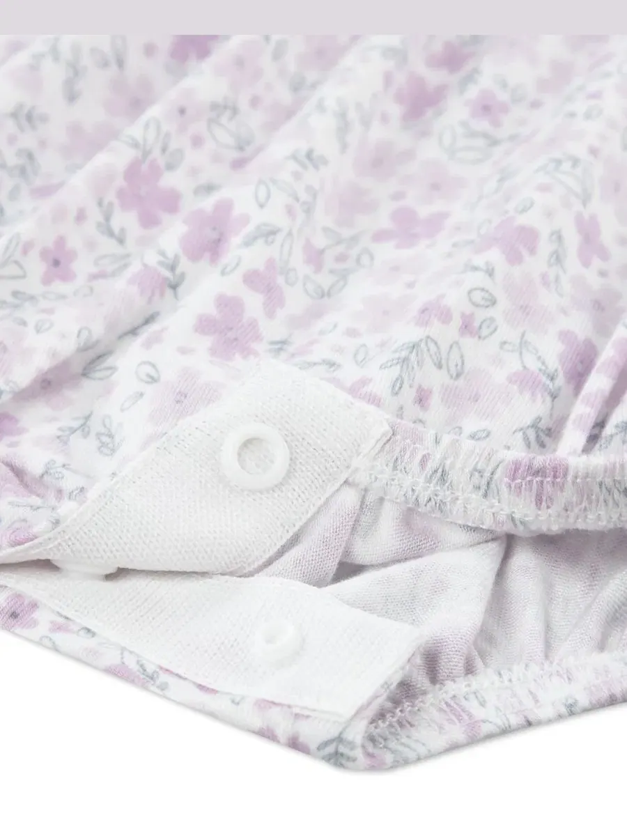 Комплект боди-комбинезонов с коротким рукавом Huggies — изображение 3 из 4, фиолетовый
