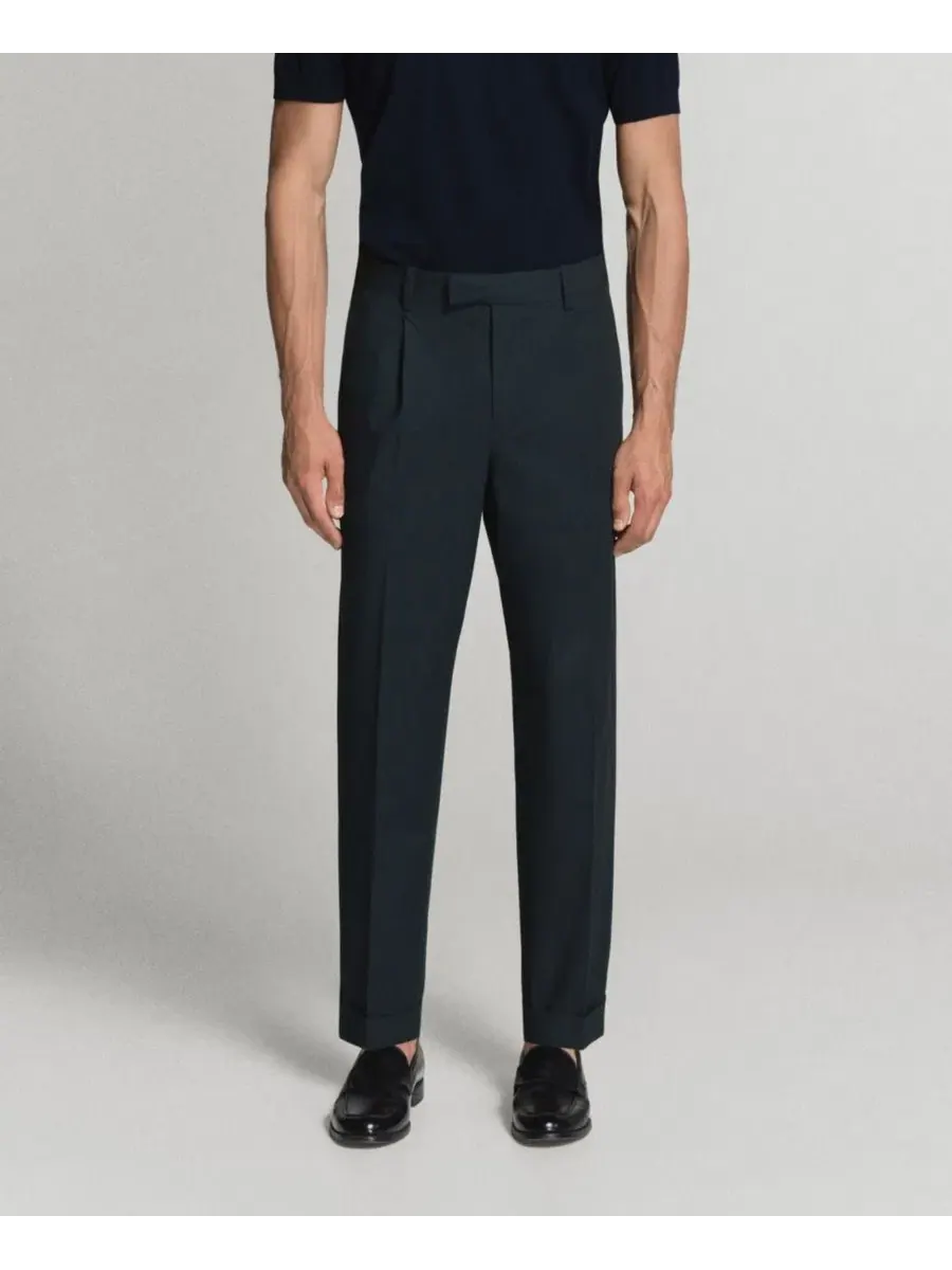 Брюки классические прямого кроя Boston Regular-Fit MANGO