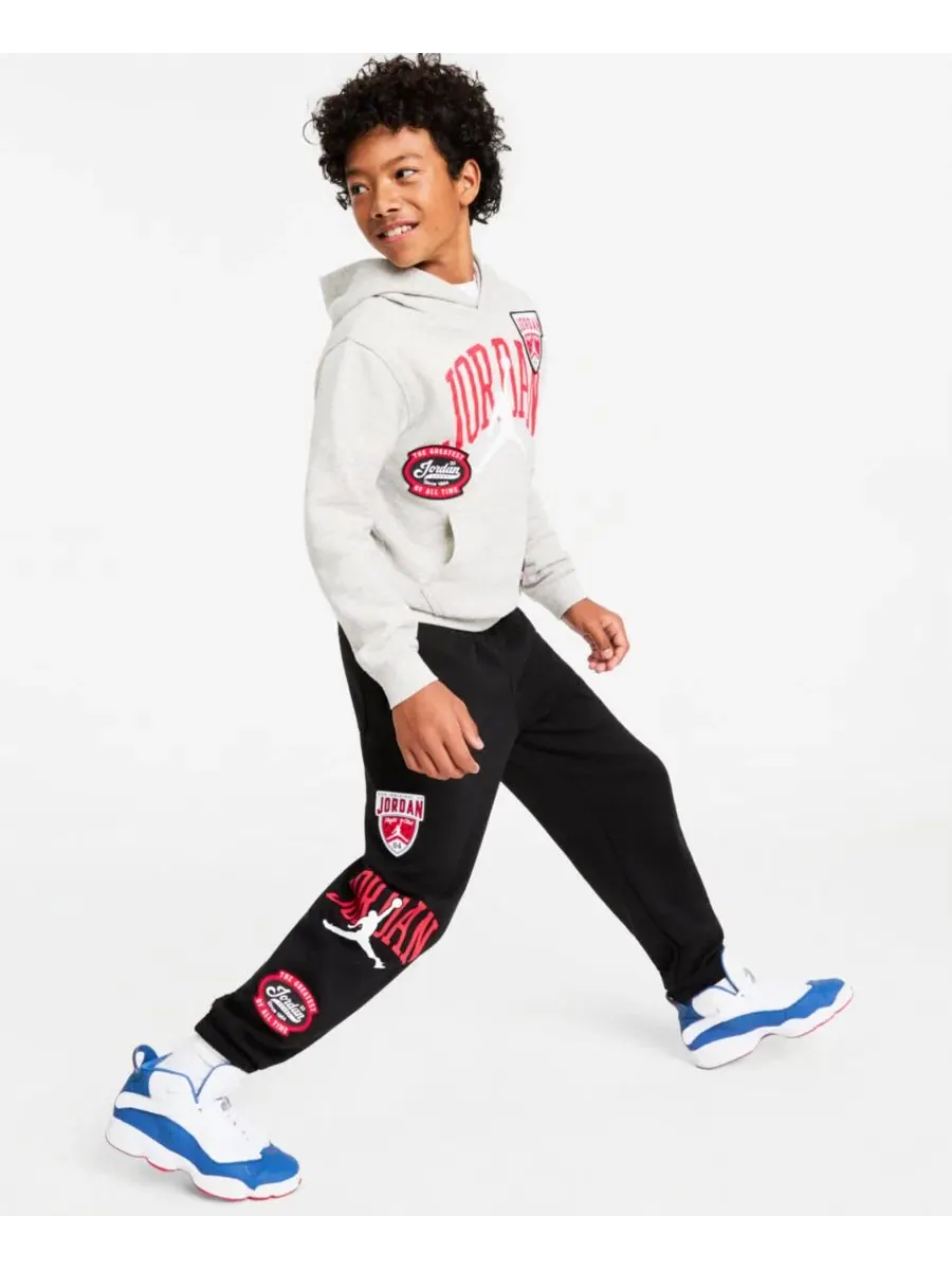 Спортивные брюки из футера с принтом Cruise Control Fleece Pants Jordan — изображение 10 из 12, черный