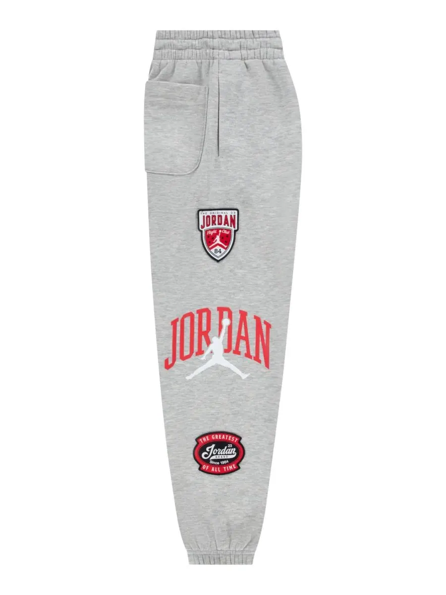 Спортивные брюки из футера с графикой Jumpman Jordan — изображение 3 из 9, серый