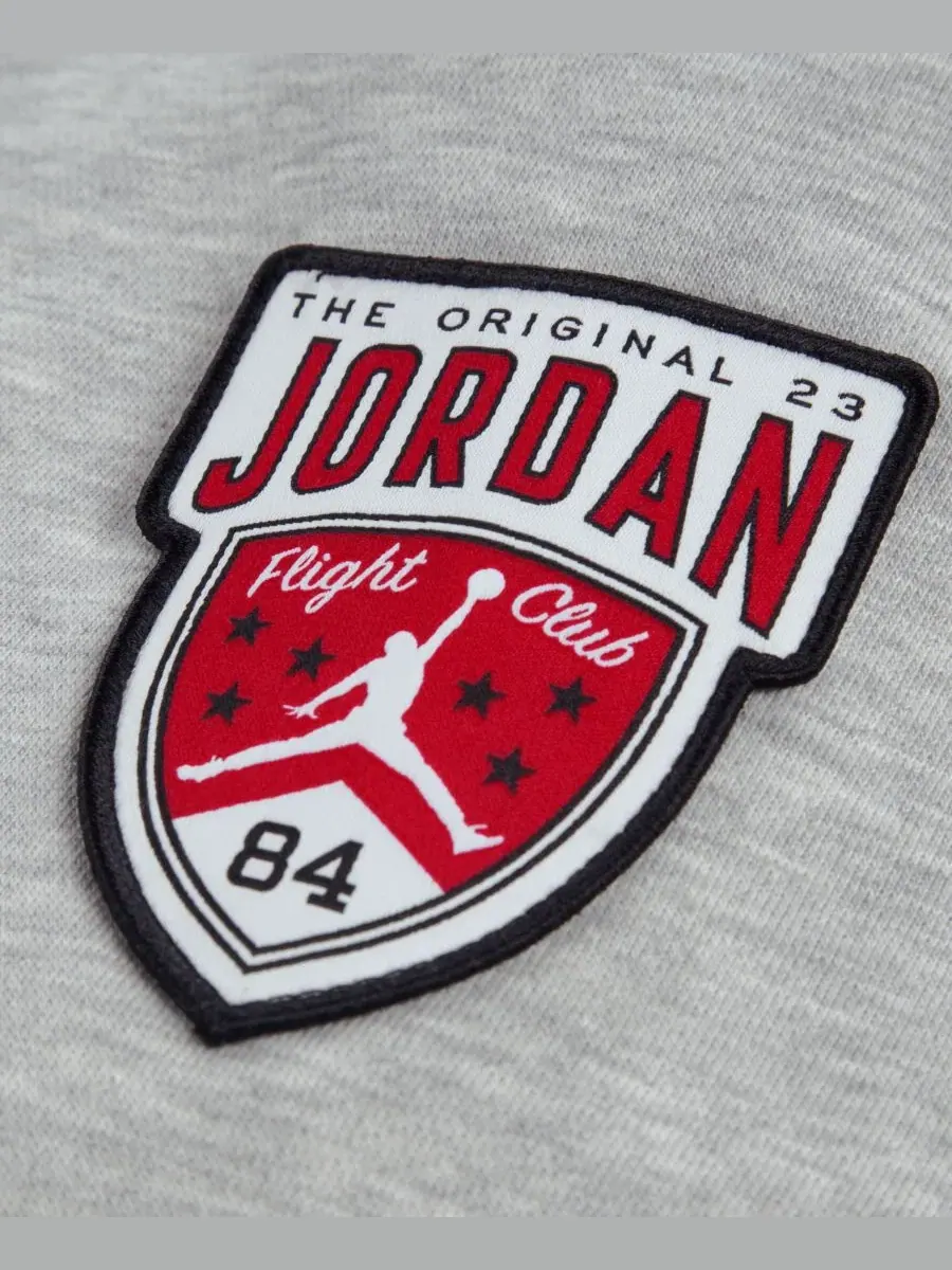 Спортивные брюки из футера с графикой Jumpman Jordan — изображение 4 из 9, серый