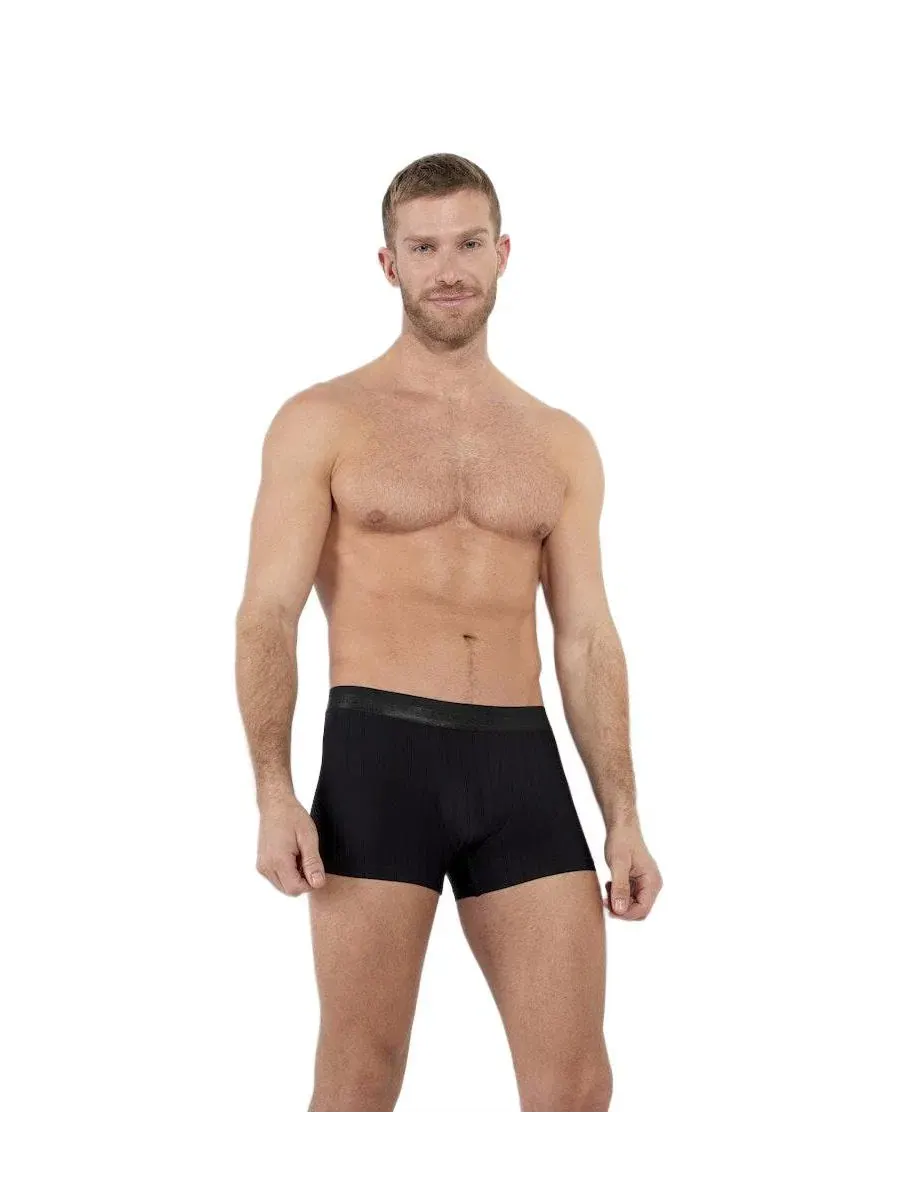 Трусы-боксеры из микрофибры, модель Chic HOM — изображение 1 из 5, черный