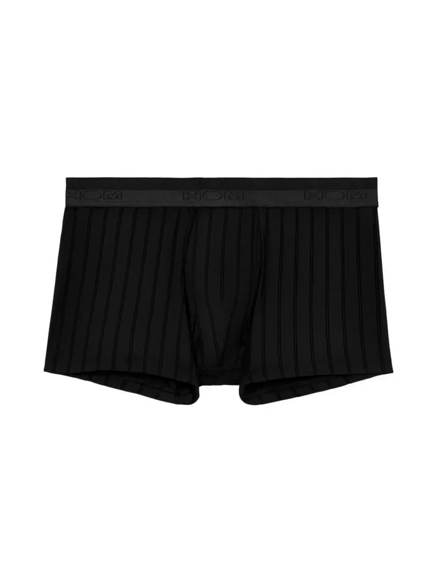 Трусы-боксеры из микрофибры, модель Chic HOM — изображение 5 из 5, черный