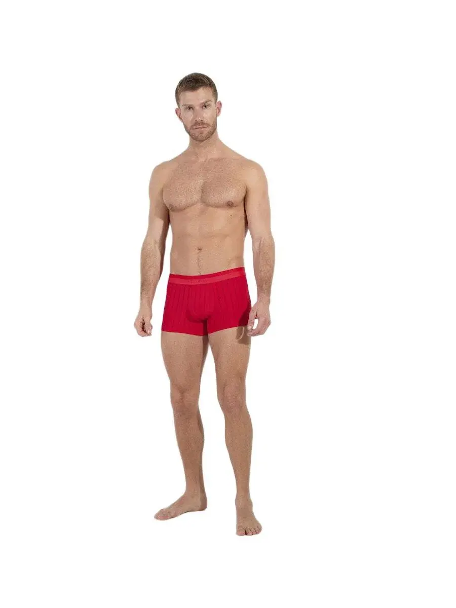 Боксеры мужские из микрофибры, модель Chic HOM — изображение 3 из 5, красный