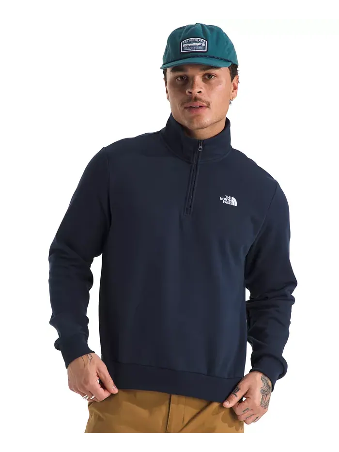 Мужская толстовка Evolution Simple Dome с молнией на четверть The North Face — изображение 1 из 3, синий
