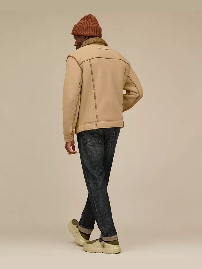 Мужская куртка UGG Janson Trucker с длинными рукавами Ugg — изображение 2 из 6, бежевый/бежевый