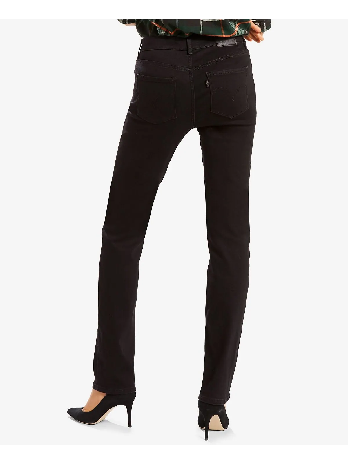 Женские джинсы Levi's Classic Mid-Rise Straight-Leg — изображение 3 из 8, черный