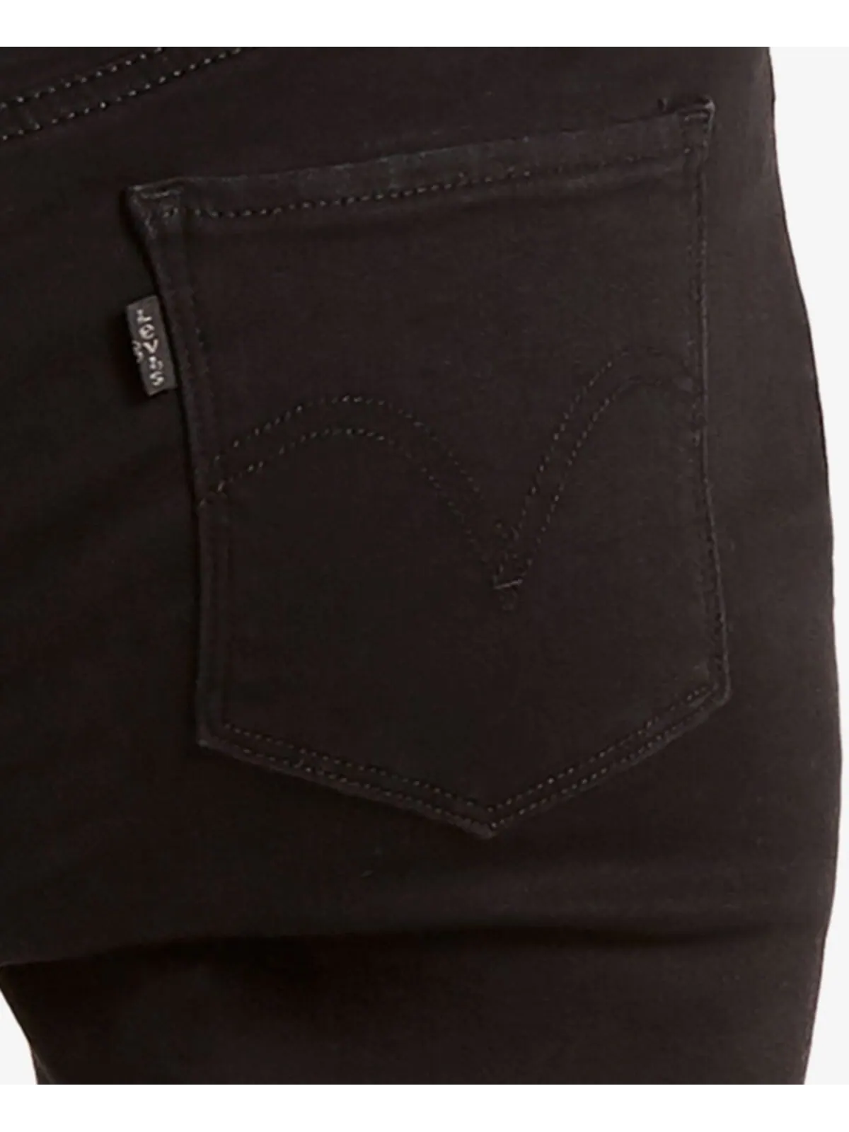 Женские джинсы Levi's Classic Mid-Rise Straight-Leg — изображение 7 из 8, черный