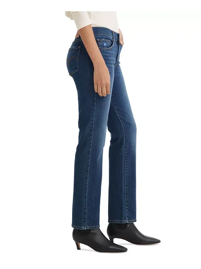 Женские классические джинсы средней посадки с прямыми штанинами Levi's — изображение 3 из 4